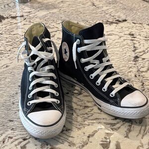 Converse Black and White High-Tops